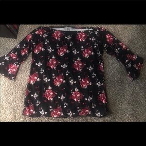 Floral Off Shoulder Top Sz XL